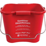 San Jamar Kleen-Pail Pro 6 Quart, Red